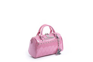 Bashful Blush Sparkle Mini Double Bow Tote