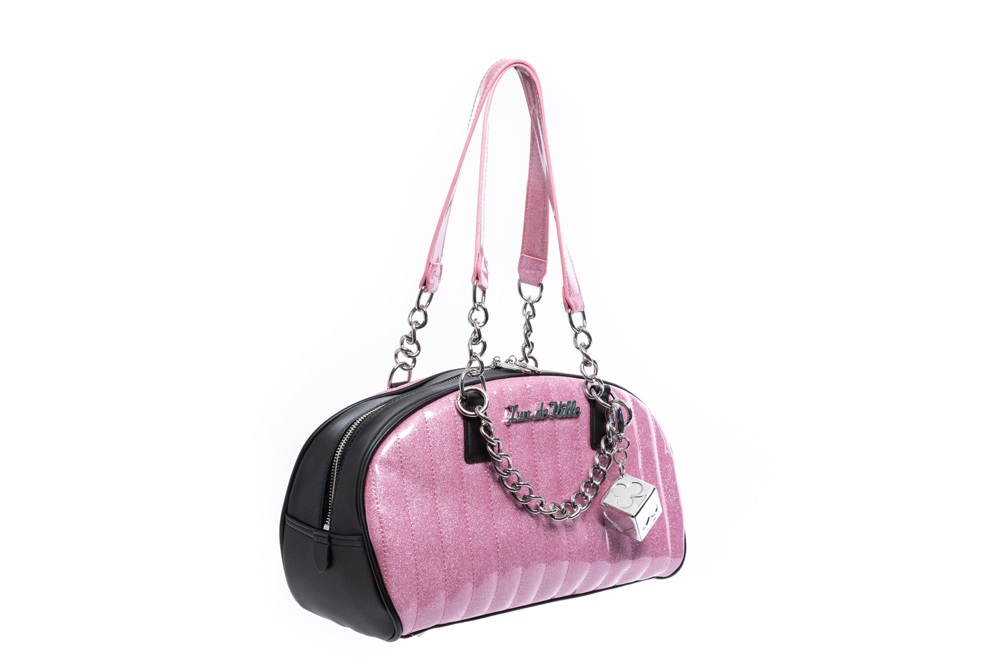 Lux de Ville, Bags, New Retro Kiss Lock Red Sparkle Lux De Ville Purse