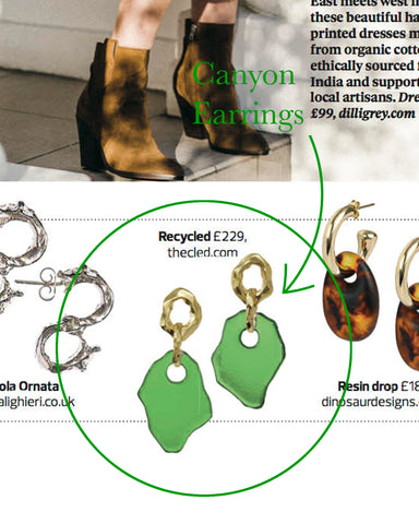 The Observer Magazine-Canyon Earrings-CLED