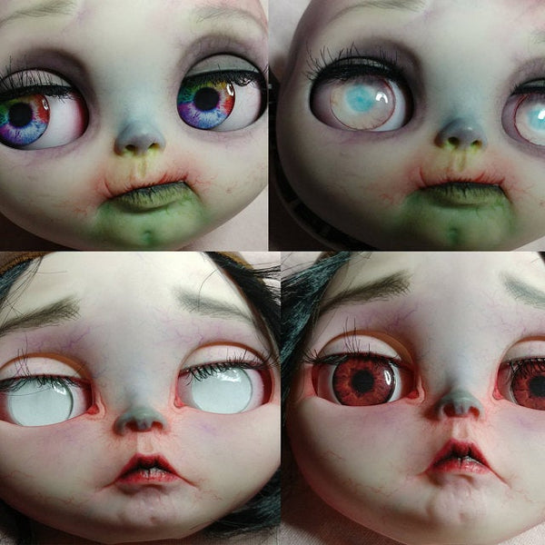 custom eye chips for creepy blythe dolls