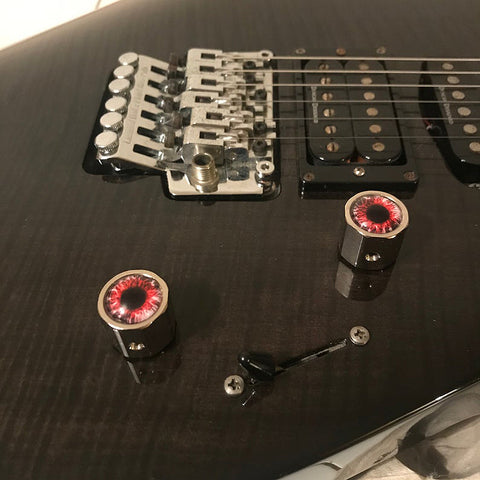 re demon instrument knobs on guitar