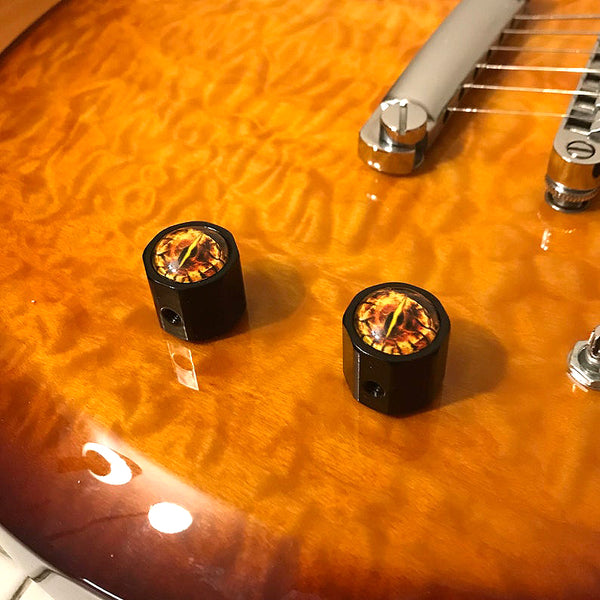 guitar knobs with dragon eyes