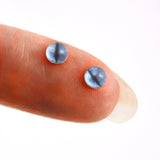 4mm Miniature Blue Ice Dragon Glass Eyes