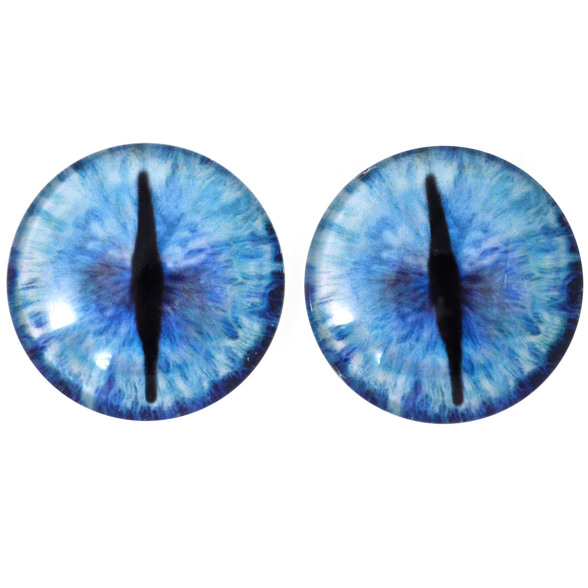 50mm Blue Dragon Glass Eyes Large 2 Inch Fantasy Eyes Handmade Glass Eyes