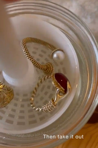 jewellery cleaning step by step