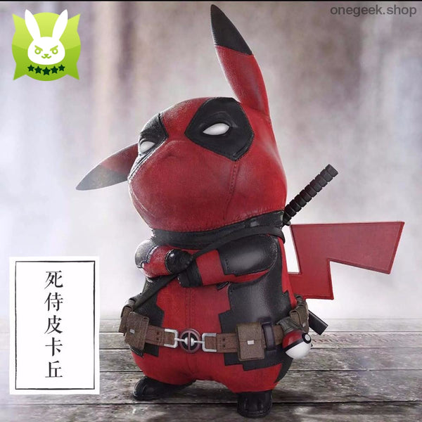 pikachu deadpool plush