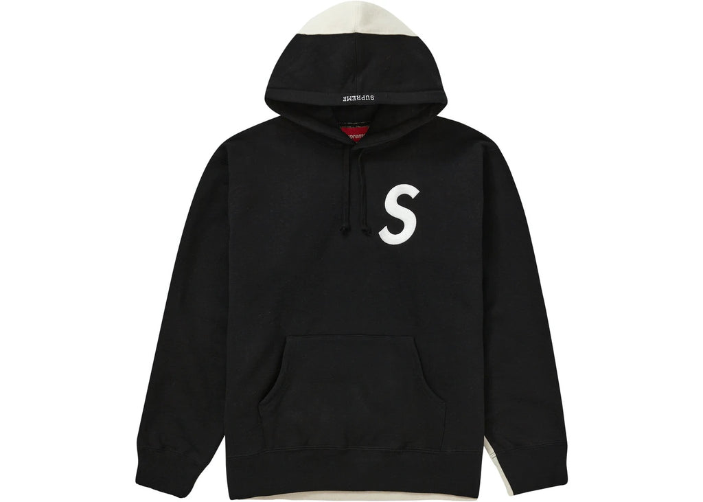 Supreme S Logo Split Hooded Sweatshirt Black – Not 4 Every 1