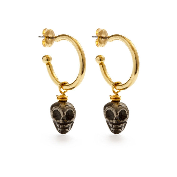 Muertos Pyrite Earrings - New