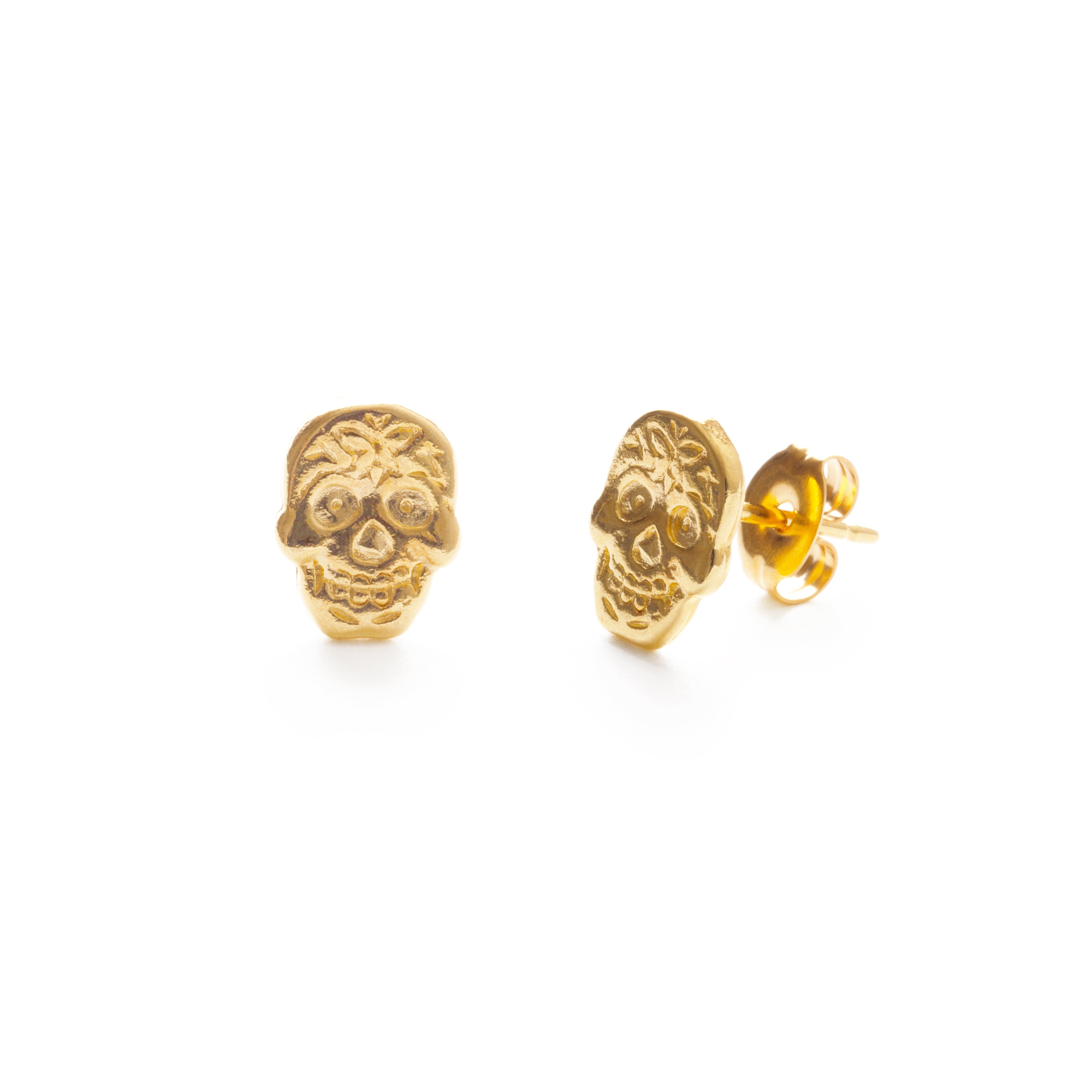 Sugar Skull Studs - New