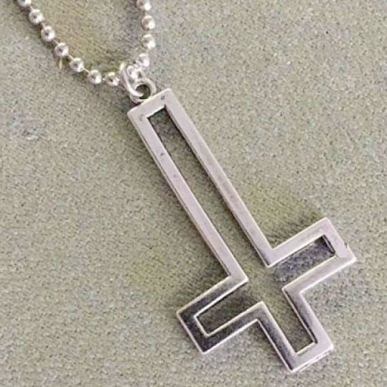 satanic cross necklace