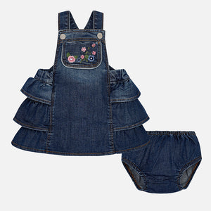 denim dungaree for baby girl