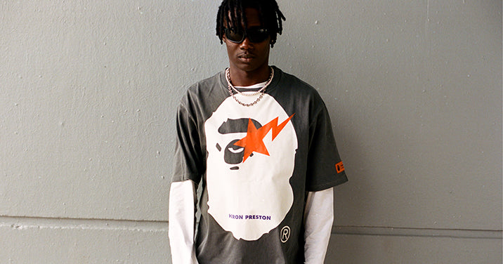 HERON PRESTON X BAPE® _D-mop HK TEE