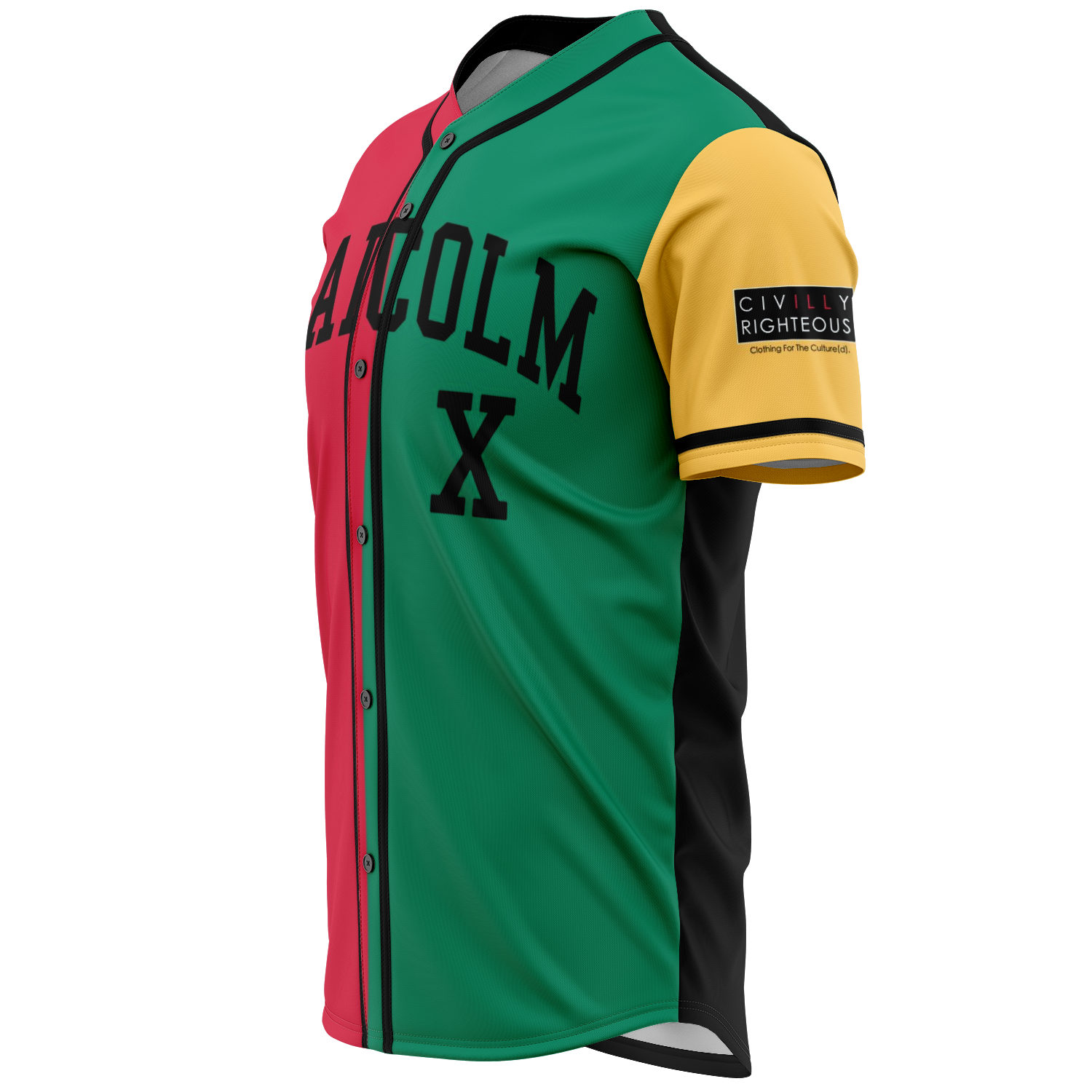 malcolm x baseball jersey