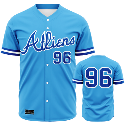 Atlanta Braves Outkast Cool Base Custom Jersey - Galaxy Version - Stit