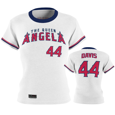 Black Panther Angela Davis Baseball Jersey XL