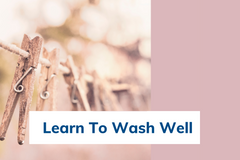 Learn to wash clothing. No stains and keep white 