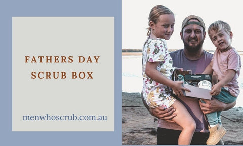 men who scrub fathers day paper box