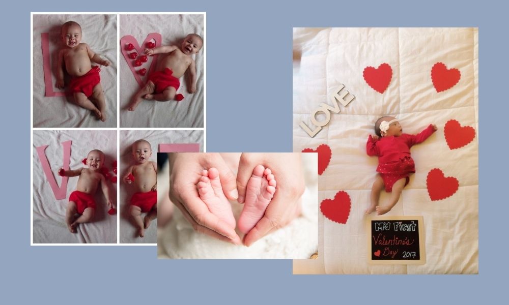 valentines day baby photos