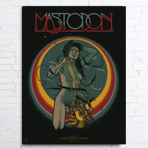 MASTODON Limited Edition Screen Printed Poster 2019
