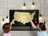 3Pack of Deluxe Scratch Off USA Bucket List Map (70% OFF)