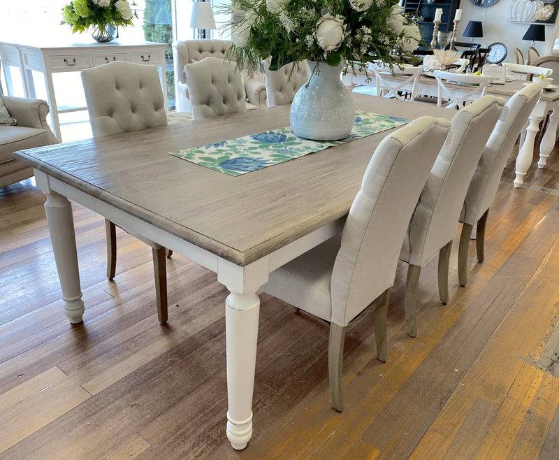 White Washed Oak Dining Room Sets