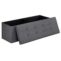 Gray Storage Bench