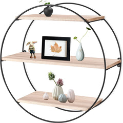 Round Floating Shelves