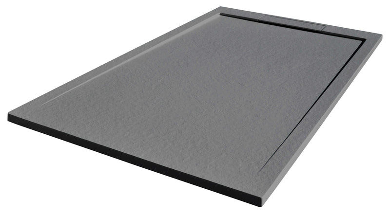 Giorgio Lux Rectangle Shower Tray -1200 x 900 - Graphite Slate