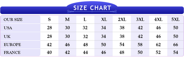 Size Chart - Men Pants