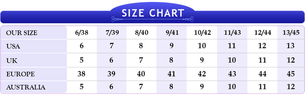 Size Chart - Men Shoes
