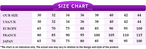 Women Bra Size Chart