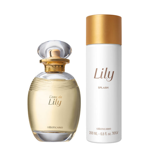 Kit Lily: Eau De Parfum + Cream Moisturizing Body Deodorant + Liquid S