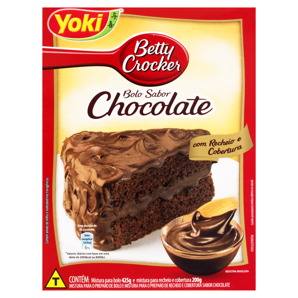 Mistura para Bolo Sabor Chocolate Betty Crocker YOKI 655g — Supermarket  Brazil