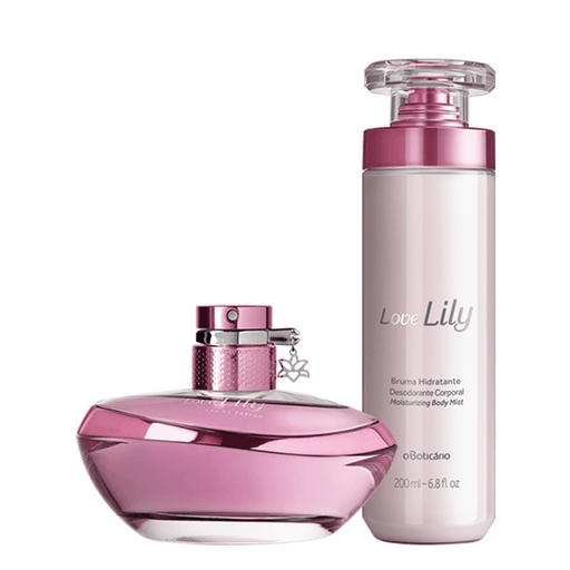 Kit Lily: Eau De Parfum + Cream Moisturizing Body Deodorant + Liquid S