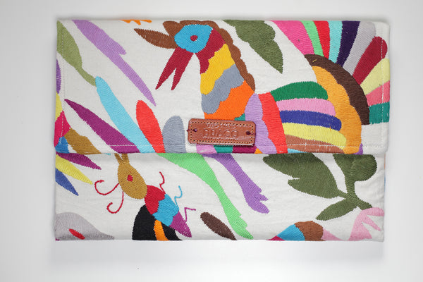 colourful clutch bags