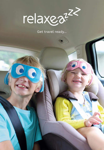 Relaxeazzz Travel Pillow & Eye Masks