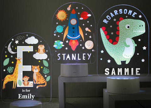 Personalised LED Night lights