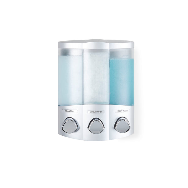 注目ブランド Better Living Products 76234 Euro Series 2-Chamber Soap and Shower  Dispenser%ｶﾝﾏ% Satin Silver