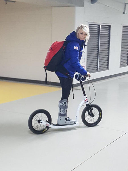 Elise Christie, sport scooter, scooter for athletics