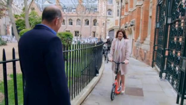 kirstie and phil, kirstie allsopp and phil spencer, adult scooter