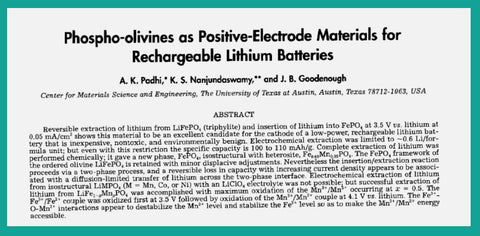 LFP battery research paper