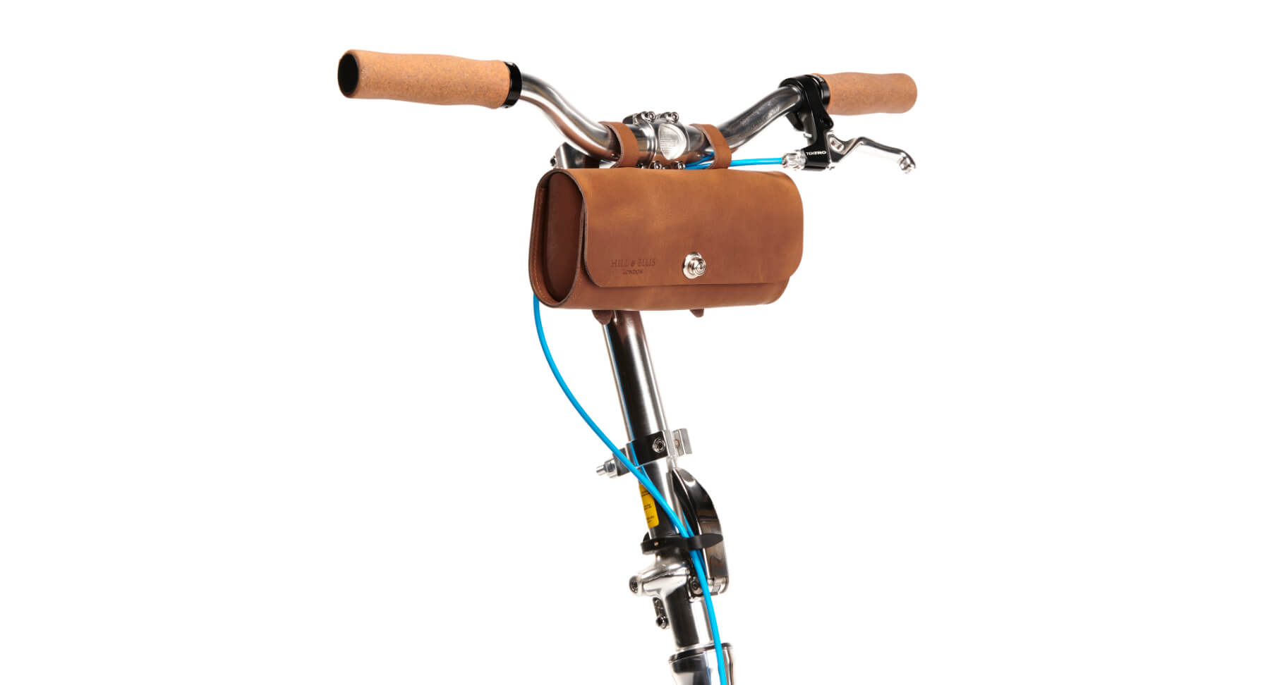 scooter bags, scooter pannier, leather handlebar bag