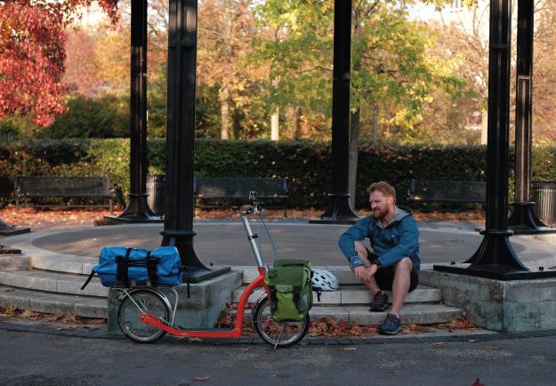 adult scooter with big wheels for long distances, dave cornthwaite, scoot japan