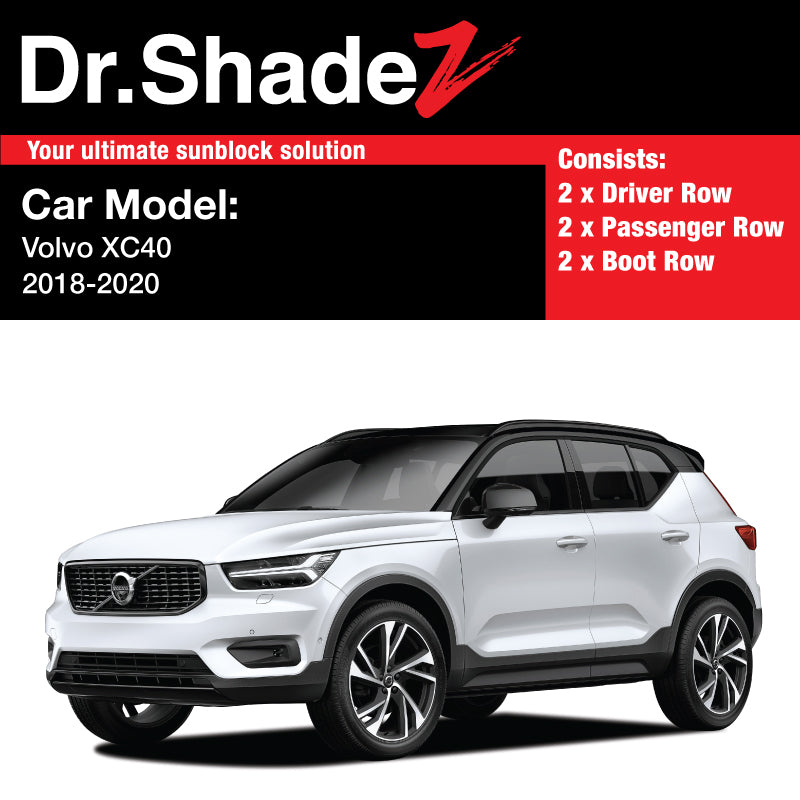 volvo xc40 rear window shades