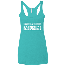 Track Mom - Womens Tri-Blend Racerback Tank