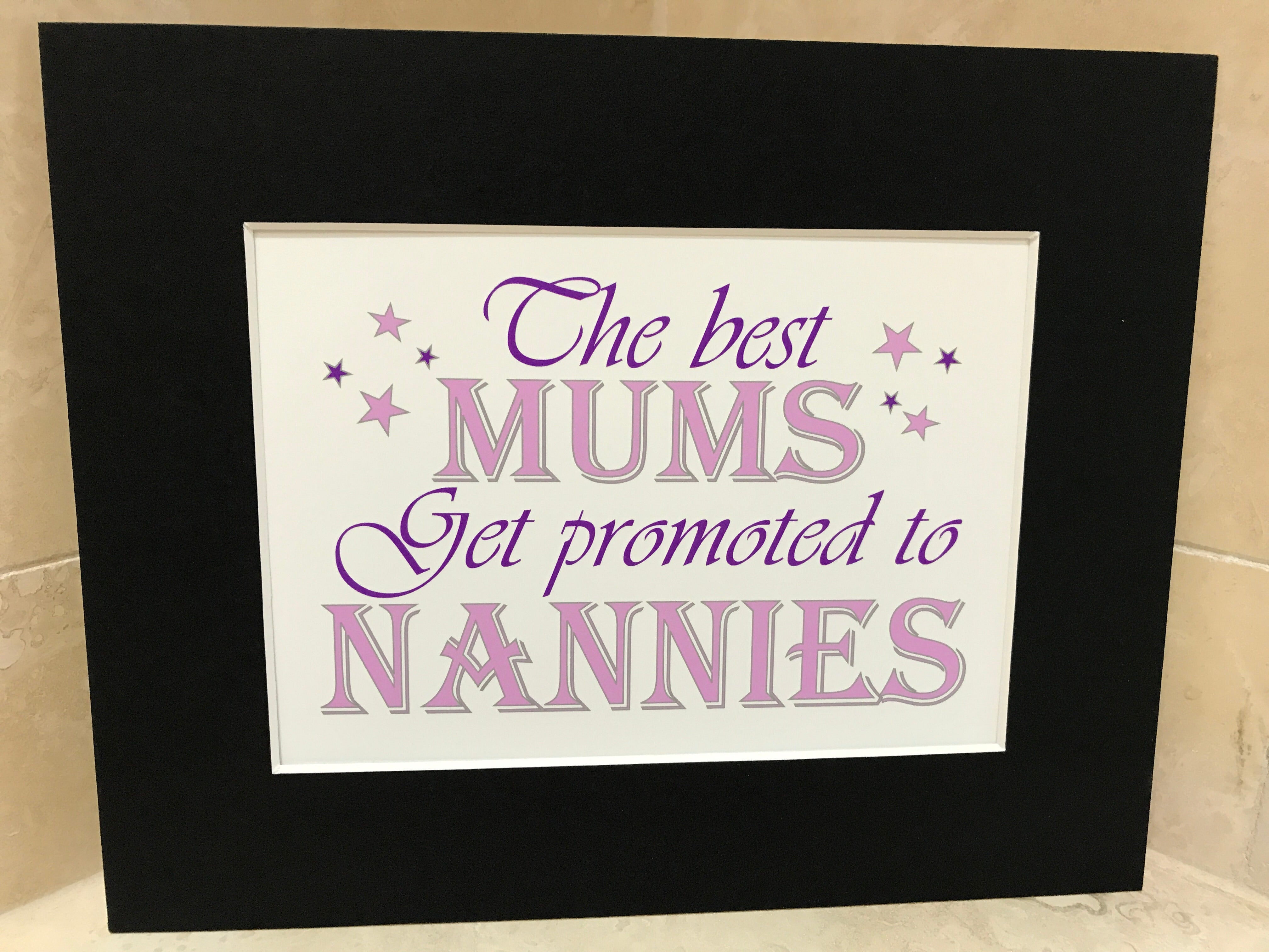 best mums get promoted to nanny