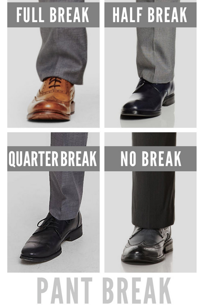 A Guide to Dress Pant Breaks The 4 Options To Choose From  Black Lapel