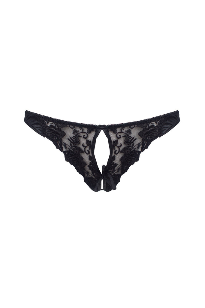 Tie-Me Crotchless Panty – Gigi K Collection Inc