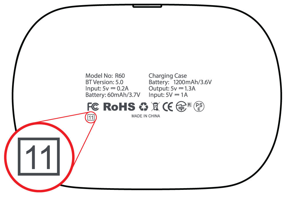 Runner 60 Bottom of Case