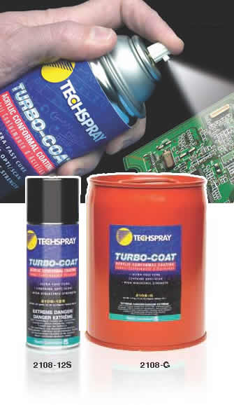 Techspray 2108-12S涡轮涂层丙烯酸保形涂层，12盎司气雾剂